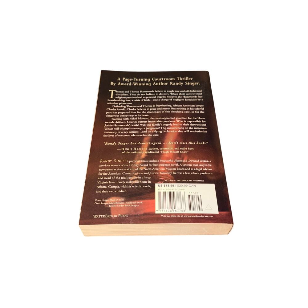 Dying Declaration A Novel Randy Singer Paperback Fiction Suspense Christian - Picture 2 of 2